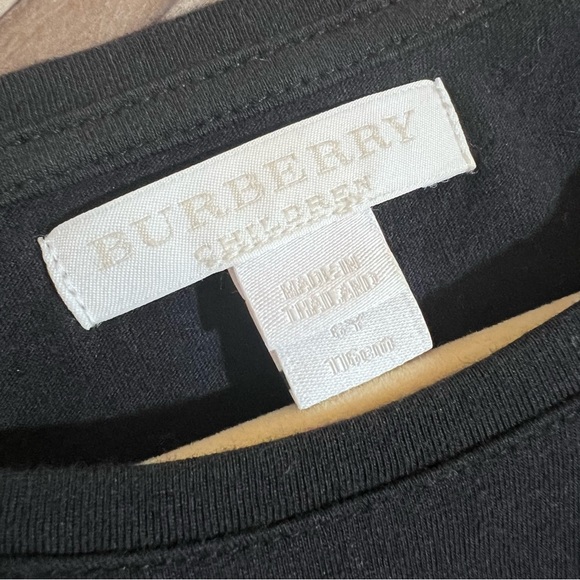 Burberry Children Long Sleeve Top – Size 6 Girls Plaid Check Detail EUC - Picture 5 of 7